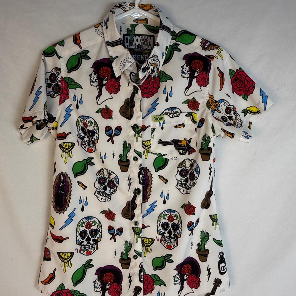 DIXXON Colorful Skull Print Women’s La Ofrenda